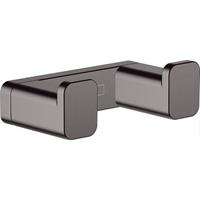 Hansgrohe Addstoris handdoekhaak dubbel brushed black chroom 41755340