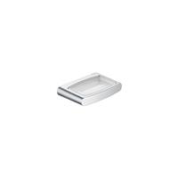 Seifenablage Elegance 11655, mit Echtkristall-Schale matt, verchromt, 11655019000 - Keuco