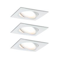 Paulmann 93678 LED-inbouwlamp Set van 3 stuks 18 W Wit (mat)