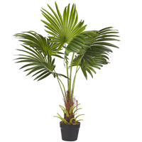 Beliani Kunstplant 100 cm FAN PALM