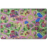 Primaflor-Ideen in Textil Vloerkleed voor de kinderkamer SWEET CITY Straten-speelkleed, straatbreedte ca. 9 cm, kinderkamer