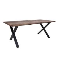 Artichok Fendi houten eettafel - L200 x B95 x H76 cm - Bruin