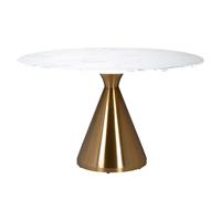 Richmond Interiors Richmond Ronde Eettafel 'Tenille' 130cm, Faux Marmer