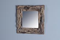 BadkamerExclusief Spiegel driftwood 40x40 cm.