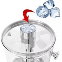 vidaXL Dubbele sapdispenser roestvrij staal 2x8 L