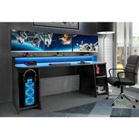 FORTE Gamingtisch Tezaur 2 Breite 200 cm mit RGB-Beleuchtung-MD110953