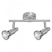 LEDVANCE LED SPOT GU10 (EU) L 4058075540545 LED-plafondspot 5.2 W Energielabel: F (A - G) Warmwit Zilver