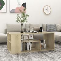 vidaXL Salontafel 100x50x40 cm spaanplaat sonoma eikenkleurig