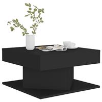 VidaXL Salontafel 57x57x30 cm spaanplaat zwart