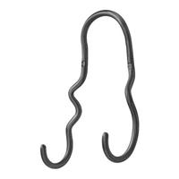 fermliving Ferm Living Curvature Dubbele Haak Zwart