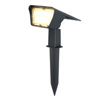 HOFTRONIC™ Odessa LED Solar Tuinspot 3000K warm wit IP65 Spatwaterdicht Prikspot Grondspot