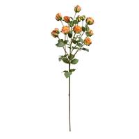 Kunst Trosrozentak 70 cm oranje