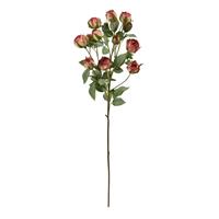 Kunst Trosrozentak 70 cm roze