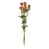 Kunst Rozenbundel x8 70 cm roze