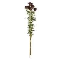 Kunst Rozenbundel x8 70 cm rood