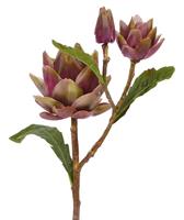 Kunst Artisjok deluxe 70 cm burgundy