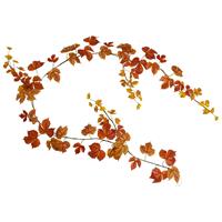 Maple kunst guirlande 180cm - herfst oranje