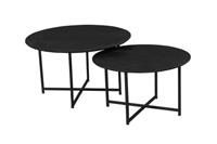 AnLi Style AnLi-Style Salontafel Arlington | Set van 2 Black