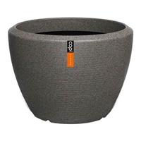 Capi Arc Granite Bloempot Ø 48 cm - Antraciet