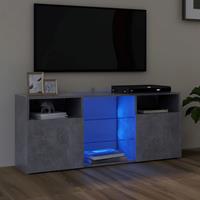 vidaXL Tv-meubel met LED-verlichting 120x30x50 cm betongrijs