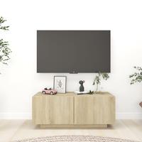 vidaXL Tv-meubel 100x35x40 cm spaanplaat sonoma eikenkleurig