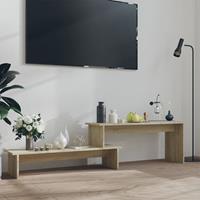 vidaXL Tv-meubel 180x30x43 cm spaanplaat sonoma eikenkleurig