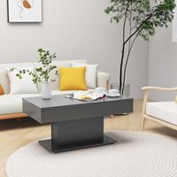 vidaXL Salontafel 96x50x45 cm spaanplaat grijs