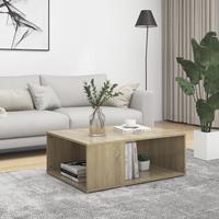 VidaXL Couchtisch Sonoma-Eiche 90x67x33 cm Spanplatte 