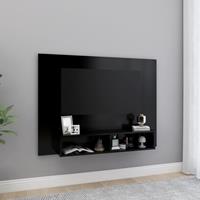VidaXL TV-Wandschrank Schwarz 120x23,5x90 cm Spanplatte 