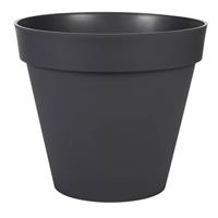 Bloempot Toscane Kunststof Zwart D20 X H17 Cm - Plantenpotten