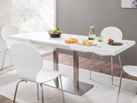 Mobistoxx Verlengbare eettafel QUADRI 120 cm wit