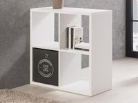 Mobistoxx Boekenkast MAXIM 4 vakken (72 cm) wit