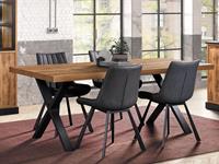 Mobistoxx Rechthoekige eettafel OBI 170 cm tropix hout