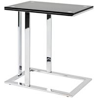 HAKU Beistelltisch chrom-schwarz, 335 x 12