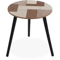 BIGBUY HOME Versa Berat Beistelltisch für das Wohnzimmer, Schlafzimmer oder die Küche. Moderner, niedriger Tisch , , Maßnahmen (H x L x B) 50 x 44