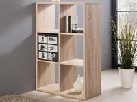 Mobistoxx Boekenkast MAXIM 6 vakken sonoma eik