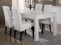 Mobistoxx Eettafel ROMEO 160 cm hoogglans wit