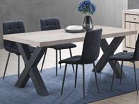 Mobistoxx Rechthoekige eettafel ARCHIMEDE 220 cm eik naturel/zwart
