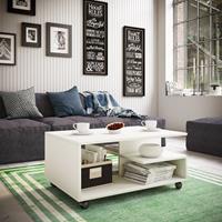 VCM Couchtisch Rollen Sofatisch Wohnzimmertisch rollbar Wohnzimmer Tisch "Stango"