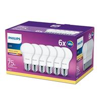 Philips Lampen LED (set van 6 stuks) E27 11W PH 929001234491