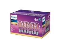 Philips LED-lamp bulb 7W E27 - 6 stuks