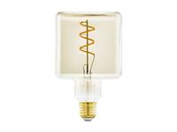 Eglo LED lamp E27 kubus amberkleurig 4W