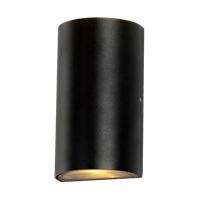 LED's light Wandlamp moderne buitenverlichting Fresno zwart