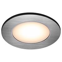 Inbouwspot zilver led Nordlux 'Leonis 2700 3-Pack LED 3x4.5W warm wit IP65 waterdicht