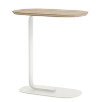 Muuto Relate Bijzettafel 60,5 cm Solid oak/Gebroken wit