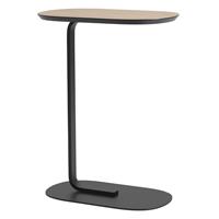 Muuto Relate Beistelltisch 73.5 cm Eiche Furnier/Schwarz
