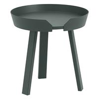 Muuto Around Beistelltisch klein Dunkelgrün