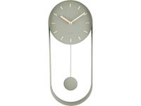 Light & Living Karlsson Wall clock Pendulum Charm steel jungle green