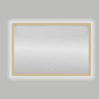 Best Design Nancy LED spiegel mat goud 80x60cm