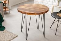 Eettafel Makassar 80cm Massief Sheesham Hout - 40781